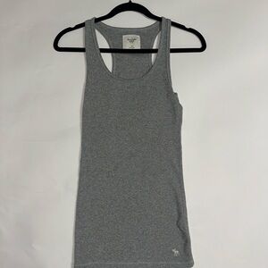 Abercrombie & Fitch Gray Fitted Tank Top
